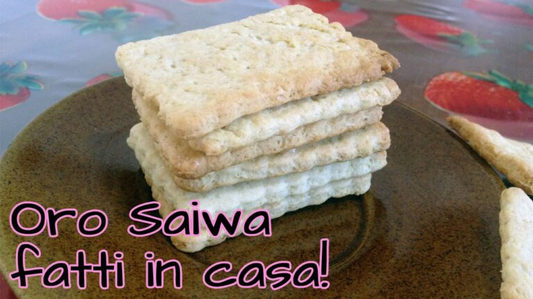 Calorie degli Oro Saiwa Integrali: Guida Completa