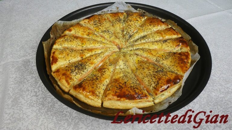 Deliziose torte salate al salmone affumicato