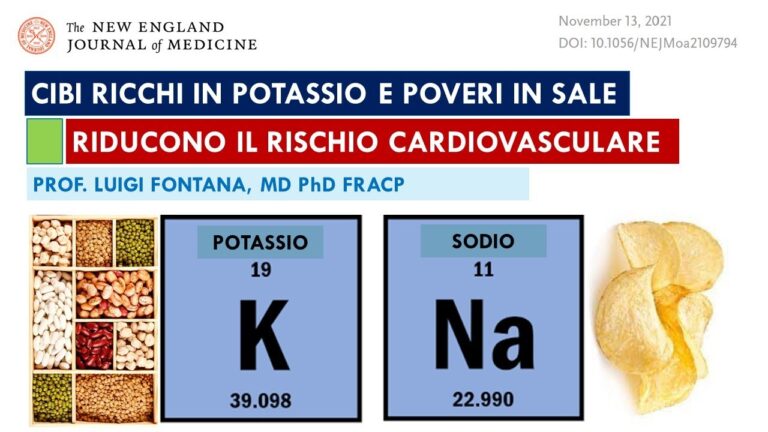 Potassio alto: rischio di infarto