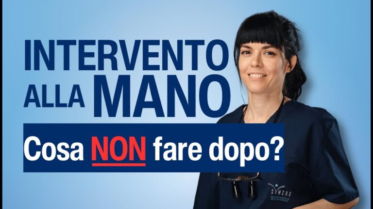 Errori da evitare dopo intervento al tunnel carpale