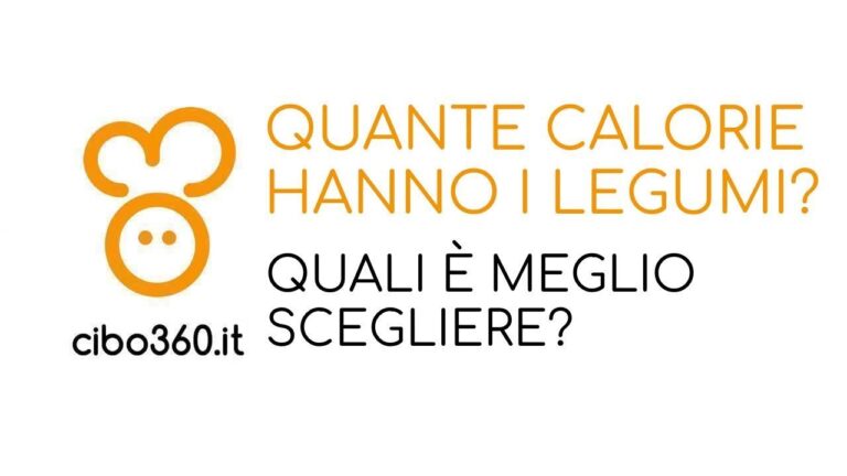 Valore Calorico dei Legumi Cotti