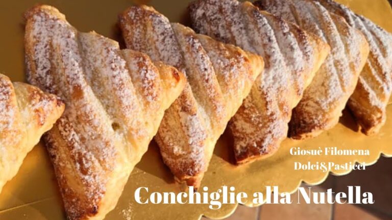Deliziosa Conchiglia alla Nutella