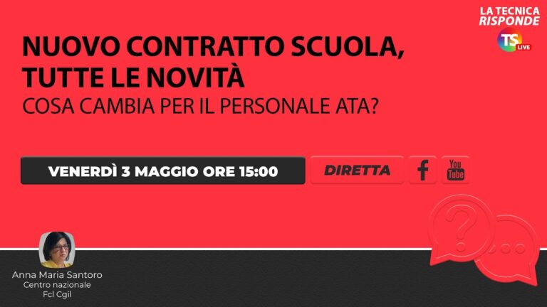 Ultimissime sul Contratto Scuola
