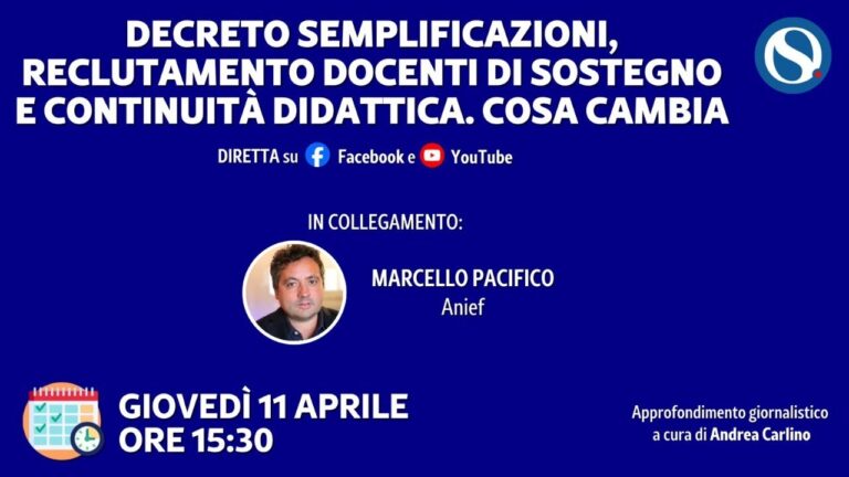 Novit&agrave; per gli Insegnanti di Sostegno: Guida Essenziale
