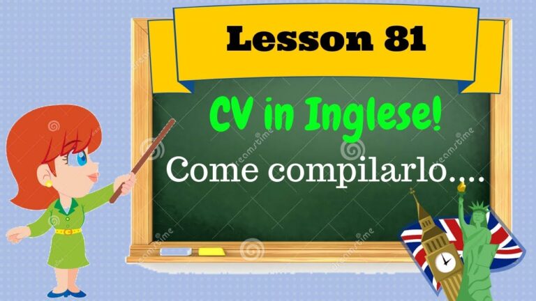 Guida al Curriculum Vitae Europeo in Inglese