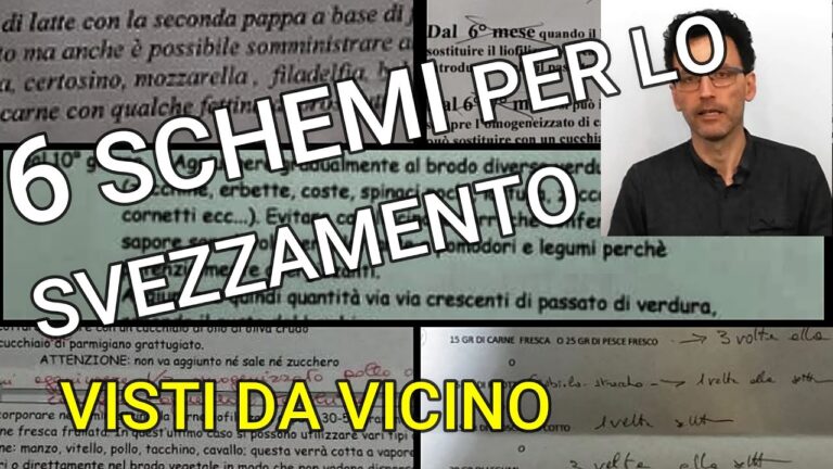 Guida Completa allo Schema di Svezzamento