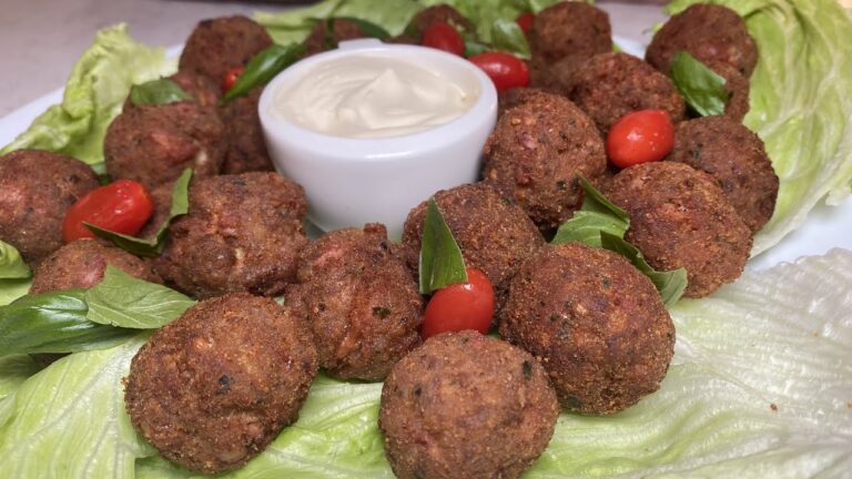 Il peso ideale di una polpetta di carne