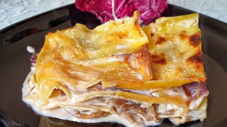 Lasagne al Radicchio Rosso e Scamorza: Un’Esplosione di Gusto