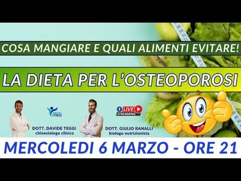 Piano Settimanale di Dieta per Osteoporosi