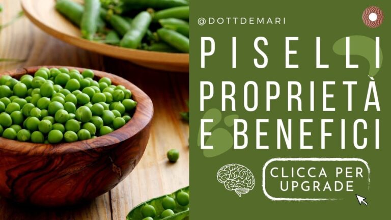 Valore Nutrizionale dei Piselli Surgelati