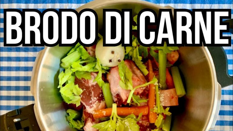 Brodo di Carne Fatto in Casa: Ricetta Leggera e Nutriente