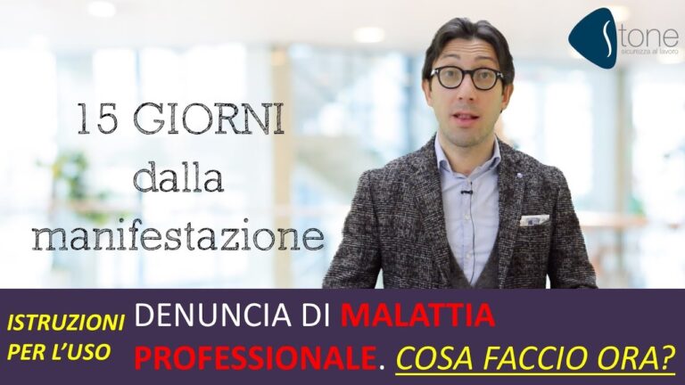 Denuncia di Malattia Professionale dopo la Fine del Lavoro