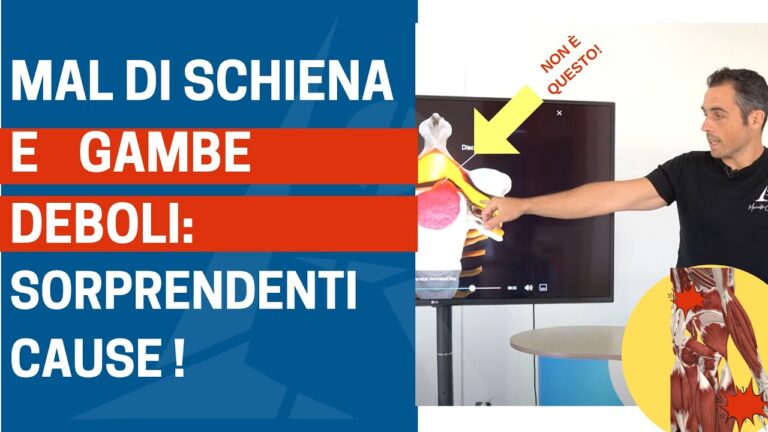 Cedimento della Gamba Sinistra: Cause e Rimedi