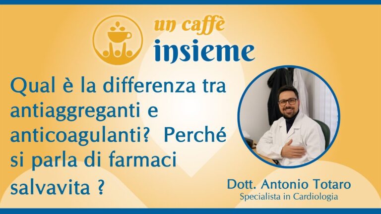 Differenze Fondamentali tra Anticoagulanti e Antiaggreganti