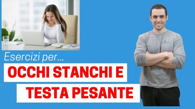 Occhi Pesanti e Senso di Sbandamento: Cause e Rimedi